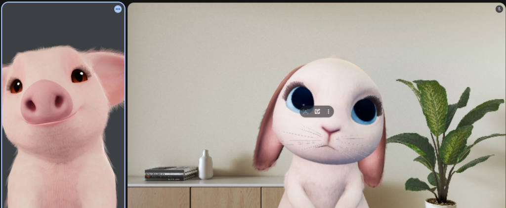 アバターでの授業の様子